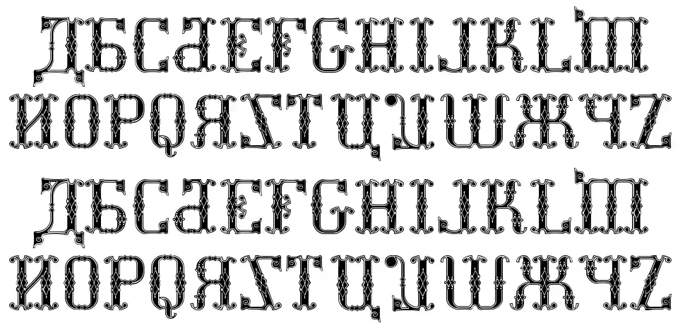 Kremlin Synod Display Caps font