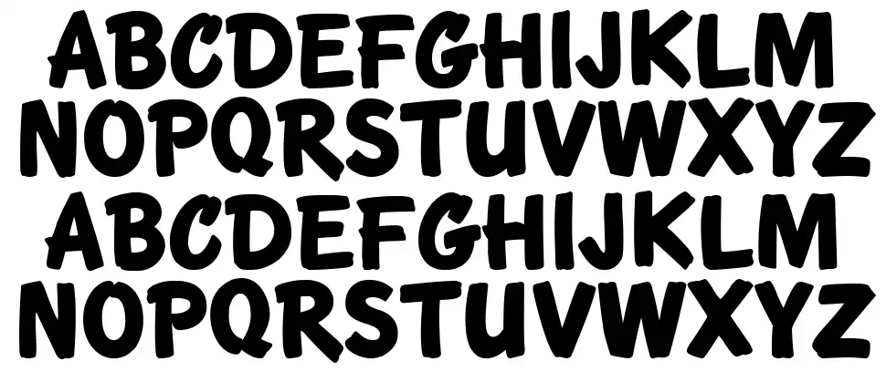 KTF Roadbrush font