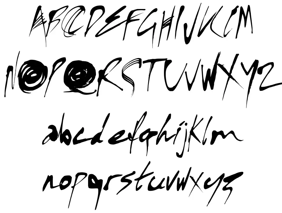 Kylie X font