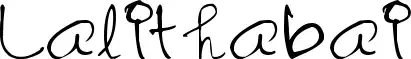 Lalithabai font