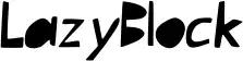 LazyBlock font