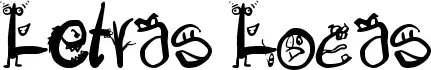Letras Locas font