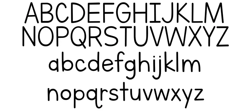 Letters for Learners písmo