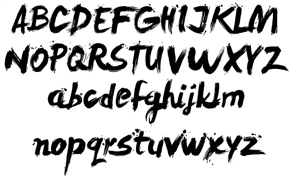 levi brush font