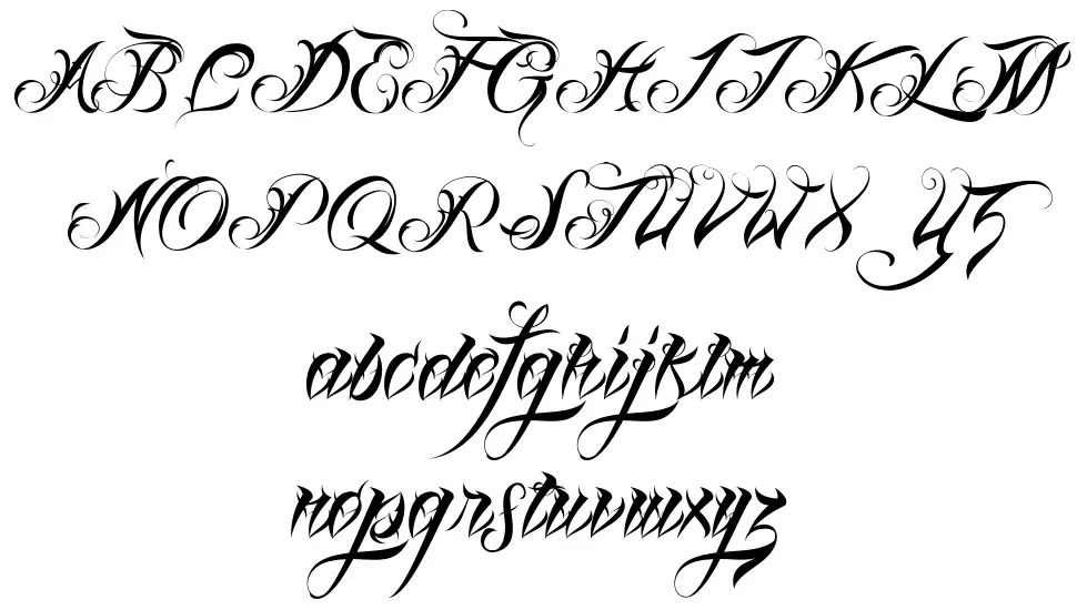 Old Fonts Script 81