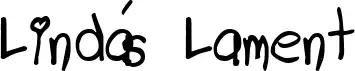 Linda's Lament font