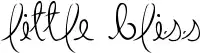 Little Bliss font