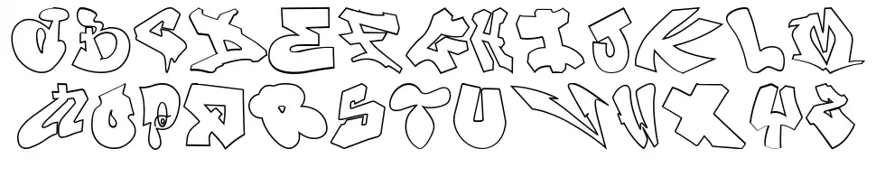 London Graffiti Alphabet font