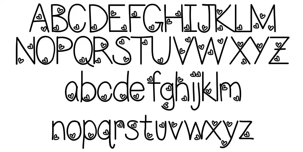 LoveNess Three font