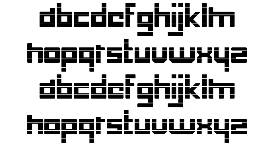 Low Down Cut font
