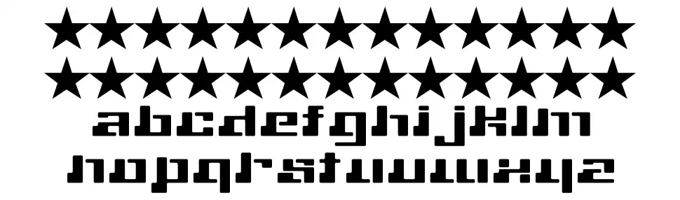 Machine font