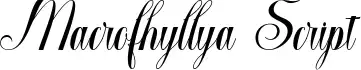 Macrofhyllya Script