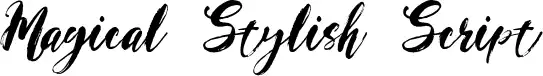 Magical Stylish Script