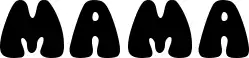 Mama font