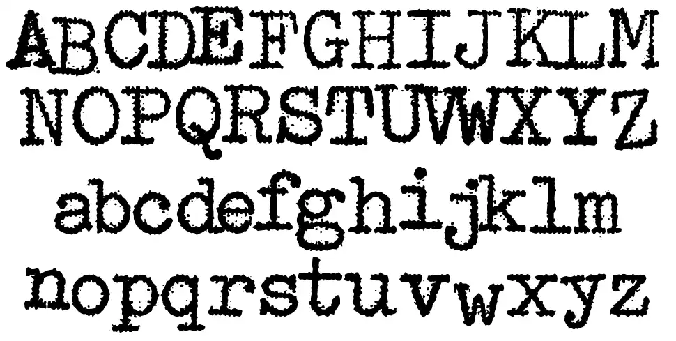 Maquina de Escribir schriftart
