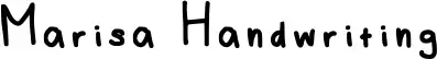 Marisa Handwriting
