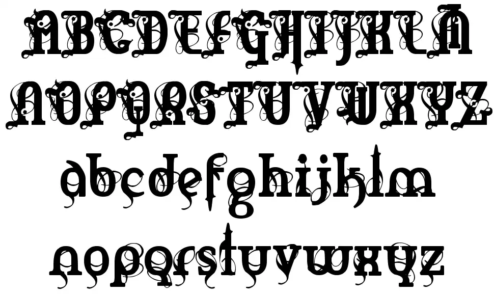 Marquis De Sade font