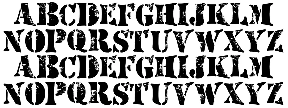 Mashed schriftart