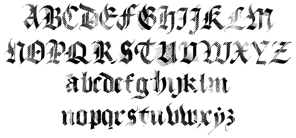 MecaGothix font
