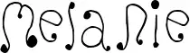 Melanie font