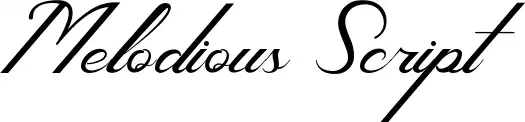 Melodious Script