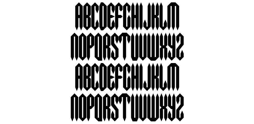 Metal Crusher font