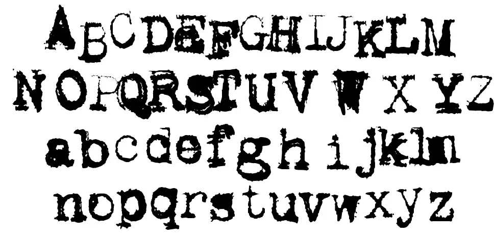 Metalic Avacodo font