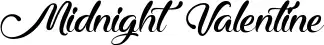 Midnight Valentine font