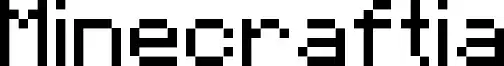 Minecraftia font
