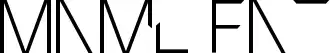 Mnml Fnt font