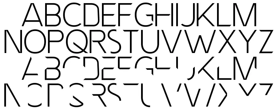 Mnml Fnt font