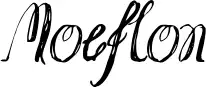 Moeflon font