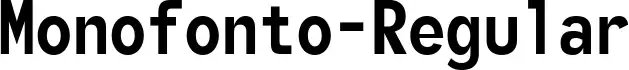 Monofonto-Regular