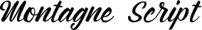 Montagne Script