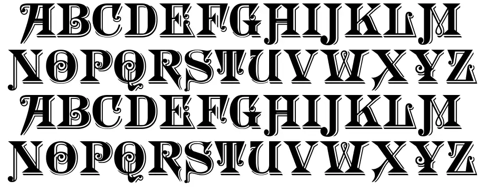 Morgan font