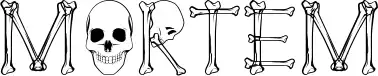 Mortem font