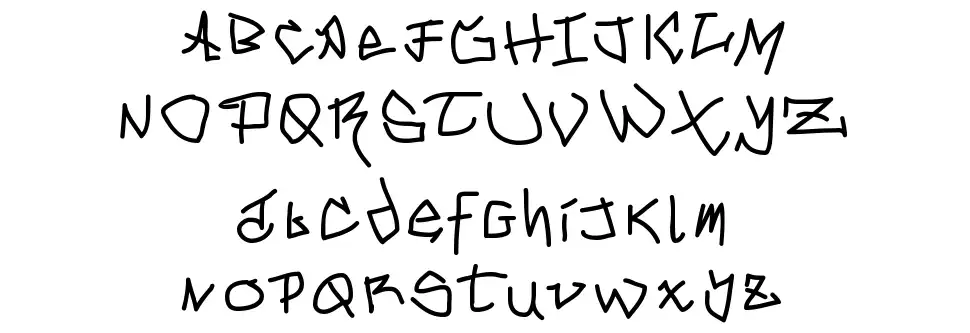 Mouse Graffity font
