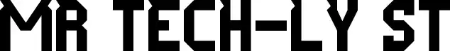 Mr Tech-Ly St font