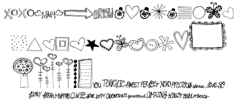 MTF Doodlewhats font