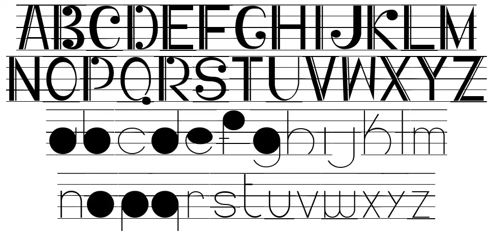 Musicografi font