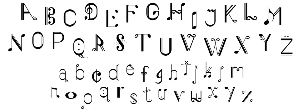 Musiker font