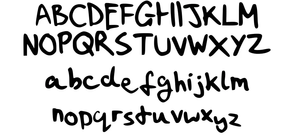 My Handwriting Sucks font