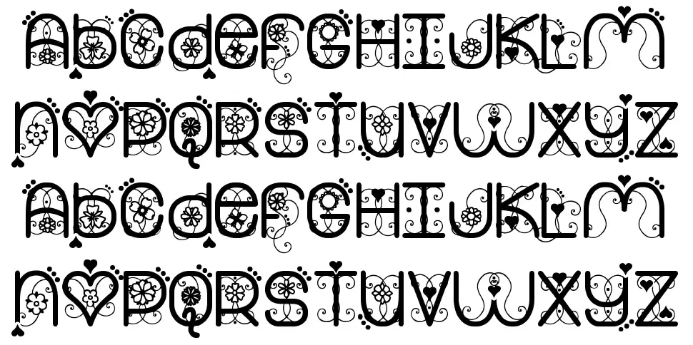 My Valentine Now St font