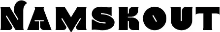 Namskout font