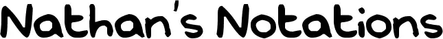 Nathan's Notations