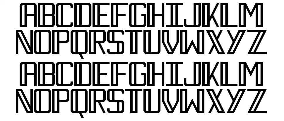 Necktie font