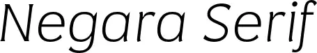 Negara Serif