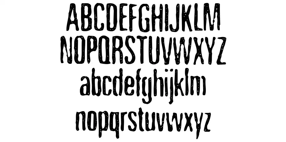 Nicotine Stains font