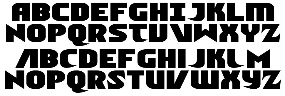 Ninja Garden font