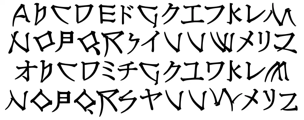 Nippon Latin font